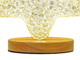 Table Lamp 3W Remote Control Warm Light Exquisite Look Timing Function USB Desk Lamp for Bedroom V1294-YM0901-3119240070212