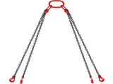 Chain Sling 5/16" X 10' Engine Lift Chain G80 Alloy Steel Engine Chain Hoist Lifts 3 Ton with 4 Leg V952-3MSGLT00000000001V0