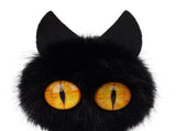 Purple Halloween Bat Wing Headband with Furry Ears and Orange Eyes - Velvet Costume Accessory for V888-ELOSUNG56068-2