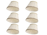 6PCS Candle Lamp Lampshade Clip On Fabrics Lampshades Set for Table Lamp Wall Lamp V1294-YM0521-3119230010611