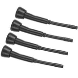 4PCS 00U Milking Machine Liners Black Rubber Teat Cup Liners Accessories for Goat Milker V1294-YM0718-3111200285611