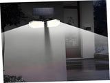 4-Pack Solar Motion Sensor Wall Lights Double-Head Adjustable Cob LED Outdoor Lights for Garden, V1107-SOLAR MOTION SENSOR WALL LIGHTS2