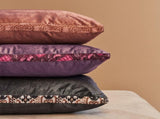 KAAT Amsterdam Boline Aubergine Velvet Oblong Filled Cushion 40cm x 60cm V442-HIN-CUSHION-BOLINE-AUBERGINE-RE