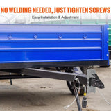 Adjustable Trailer, 2-5/16" Hitch Ball, 15000 lbs Capacity, Heavy Duty Cast Channel-Mount V952-KDJXTCOHQDZ2OQEGOV0