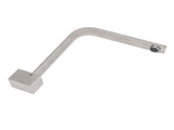 Brushed Nickel Square Spout Gooseneck Arm High Rise Bathtub Filler Water Outlet V1233-SP910BS