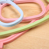 5 Pcs Plastic Embroidery Hoop Crosses Stitching Hoop Embroidery Frame Candy Color Embroidery Hoop V1369-AZ3-W-14124