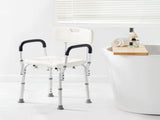 Shower Chair, Shower Seat with Back, Adjustable Height Shower Stool, Shower Chair for Inside Shower V952-LYYFXFLHJPESAQLY8V0