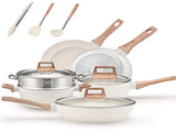 YEJ 12-Piece Non-Stick Complete Cookware Set Pots, Pans & Utensils V888-ELOSUNG11062