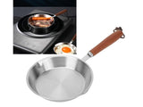 Stainless Steel Frying Pan, Non-Stick Egg Fryer for Household & Restaurant, 6.3 Inch V1263-JX-2991