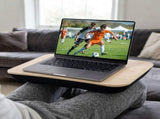 Portable Bamboo Laptop Lap Desk, Bed Tray Table & Workstation for Home, Office, Study & Travel V1181-HO0196-BK-NEW