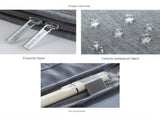 3-pack Small size Grey Travel Document Organiser - Waterproof Oxford Cloth Passport Holder With V888-ELOSUNG56123-5