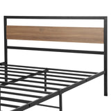 Artiss Bed Frame Queen Size Metal Base Mattress Platform Foundation Black DREW MBED-C-DREW-Q-BK-AB