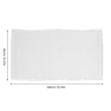 White Picnic Blanket Outdoor Mat, Lightweight Polyester Camping Essential for Beach, Park, Hiking V1369-AZ3-W-18680