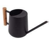 Watering Can 900ml Stainless Steel Long Spout Wooden Handle Elegant Flower Watering Pot for Garden V1294-YM0706-3111230174012