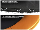 Kahuna 8ft Replacement Trampoline Safety Pad Cover and Jumping Spring Mat - Orange KAH-PDMAT-08-OR