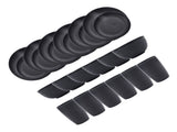 Wheat Straw Tableware Set Plate Dishes Water Cup Bowl Black V1294-YM0901-3118240128411