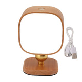 Wooden Magnetic Wall Lamp Portable Bedside Square Night Light Dimmable Wall Mounted Night Light Ash V1294-YM0901-3119230158612