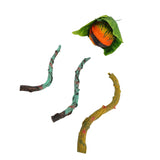 Horror Flower Statue Lifelike Detachable Decorative Ornament Resin Piranha Plant Figurine for Home V1294-YM0901-3111240169311