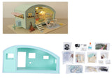 DIY Dollhouse Wood Miniature Furniture Kit with Musical Movement Valentine's Day Birthday Gifts V1294-YM0901-3117200184311