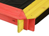 Bopeep Kids Wooden Sandbox 120X120CM KD1154