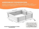 Rooster Farms 1.48m PVC Dog Whelping Box Puppy Birthing Pen - Anti-Crush Rail V238-SUPDZ-41965128384592