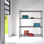 Modular Wire Storage Shelf 1500 x 600 x 1800mm Steel Shelving V63-841081