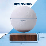 GOMINIMO Magnetic Levitating Moon Dark Brown Base V227-3720101000140