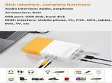 Projector New 1080P Home Cinema USB AV SD Mini Portable HD LED Projector V1366-AZ2-W-23650