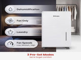Dimplex 30L Portable Dehumidifier w/ Preset Modes Fan Speeds 4L Water Tank Timer DC30DEHUM