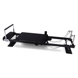 Powertrain Aria Pilates Reformer Machine Steel Foldable Home Gym Equipment Exercise Trainer Bla PLT-CHY-S03-BK