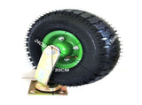 4x 10 Inch Swivel Castor Caster Pneumatic Tyres Wheels Trolley Cart Wheelbarrow V324-10IN-4X350