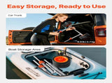 Kayak Cart, 113.4 kg Load Capacity, Canoe Cart Dolly with 19.1 cm Solid Rubber Tires & Kickstand, V952-CZSPHTTC8INC8AUKV001V0