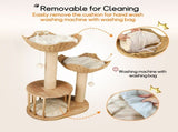 Cat Tree Tower Large Scratching Post Condo Basket Activity Center V178-66925