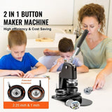 VEVOR Button Maker Machine Badge Pin Machine 1"+2.25" 500 Free Parts Press Kit V952-DGNBJSKXZJZHS4YN6V0