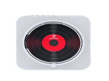 Wall-Mount Bluetooth CD Player LCD Display Music Player Home Audio Boombox White V1263-JX-6959