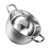 Hot Pot Cooking Pot Stainless Steel for Outdoor Picnic 1Pack V1366-AZ2-W-21806
