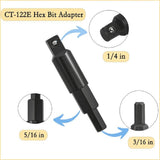 Valve Core Remover Installer Tool&HVAC Service Wrench Set, Refrigeration with Bit Adapters,10Pcs V1366-AZ2-W-15838