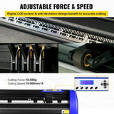 720mm Vinyl Cutter/Plotter Sign Cut Machine Software 20 Blades LCD Black V952-KZJ720JKDHLS00001V3
