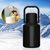 Insulated Gallon Jug with Handle 8.44*3.93in, 1L Stainless Steel Large Double Vacuum Water Bottle V1192-AZ-W-29429