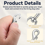 50 Pcs Swivel Snap Hooks, Heavy Duty 2.7 Inch Metal Clips for Dog Leash, Flagpoles, Hammocks V1192-AZ-W-20908