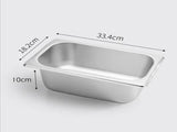 SOGA 12X Gastronorm GN Pan Full Size 1/3 GN Pan 10cm Deep Stainless Steel Tray GASTRONORMPANS5416X12