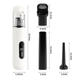 2-Mode Adjustable Cordless Handhtaeld Vacuum Cleaner Set Portable Digital Display Dust Cleaner for V1263-JX-7286-2