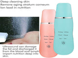 Ultrasonic Skin Scrubber - Deep Cleansing, Peeling, Lifting & Ion Infusion Facial Spatula V888-ELOSUNG35043