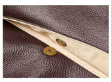 Large Capacity Women's Top-Grain Leather Tote Vintage Soft Leather Shoulder & Crossbody Bag for V1232-DRLDJB-001