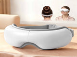 Livemor Eye Massager with Heat & Vibration 180&deg Foldable Electric Eye Heat Mask with Bluetooth EYE-MASSAGE-01-WH