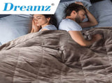 DreamZ Weighted Blanket Heavy Gravity Mink 9KGS BK1008-9KGS-MK_NZ