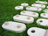 Wooden Sensory Balance Beam Set for Kids - Indoor and Outdoor Balance Training V888-ELOSUNG15168