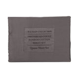 Royal Comfort - Balmain 1000TC Bamboo cotton Quilt Cover Sets - Pewter ABM-204917