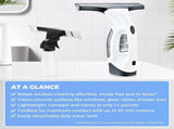 150ml Cordless Window Vacuum Cleaner Set for Windows Tiles Mirrors Shower Home V201-QHGMMOREONE067