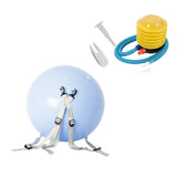 Blue Rebound Yoga Ball with Adjustable Shoulder Belt & Pump 55cm Inflatable Exercise Ball for Core V1308-DSZKI-2151-2